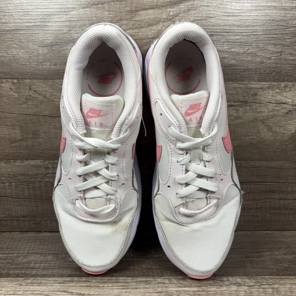 Nike Air Max White Pink Womens US Size 7.5 EUR 38.5 CW4554-601 Sneakers
